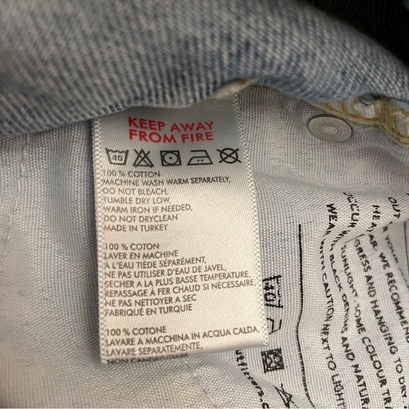 Urban Outfitters BDG jessye two toned mid rise true straight leg jeans 24 - Picture 12 of 16